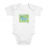 Cute Onesies for Babies - Blue & Green Kat Kid Onesie