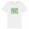 climate change products - Blue & Green White Tees