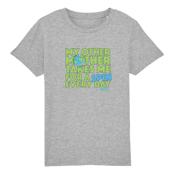 Grey My Other Mother Earth Kid Tee
