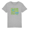 Kat Kid Adventure Eco-friendly Take me for a Spin Kid Tee Grey Color