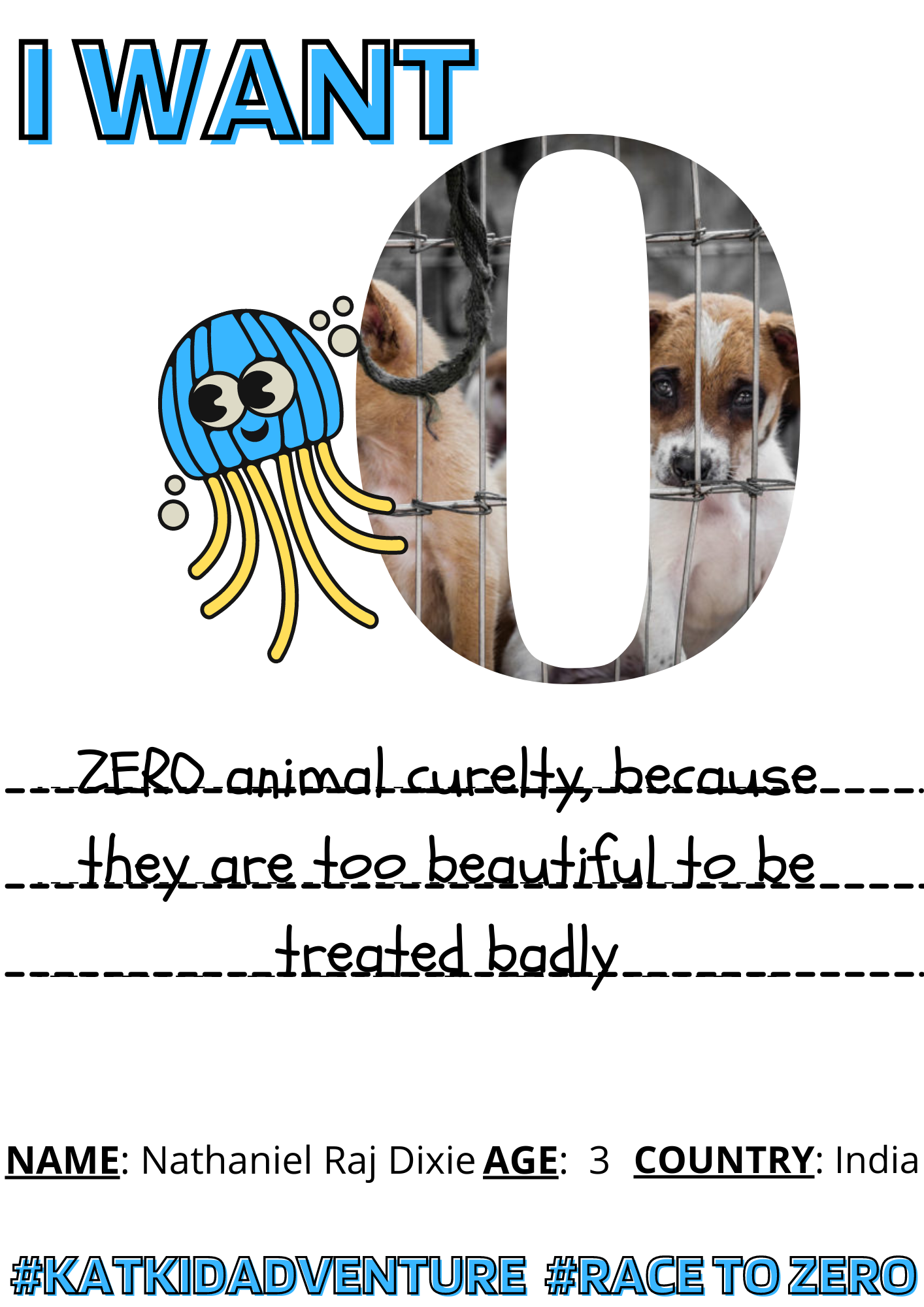 race to zero activity - Animal Curelty