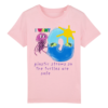 Kat Kid Adventure Eco-friendly Turtles are safe Pink Color Tee