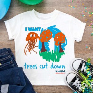 Zero trees cut down - Kat Kid Tees